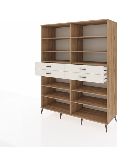 Kronos Gardrop 10 Raflı 4 Çekmeceli 176x59x221 Çam-çam/aytaşı Çam/aytaşı Kronos Gardrop 10 Raflı 4 Çekmeceli 176x59x221 Çam-çam/aytaşı Çam/aytaşı