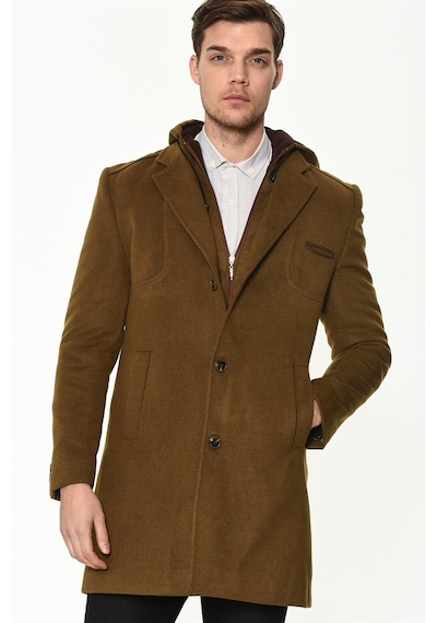 Dewberry Plt8371 Dewbrry Erkek Palto-camel