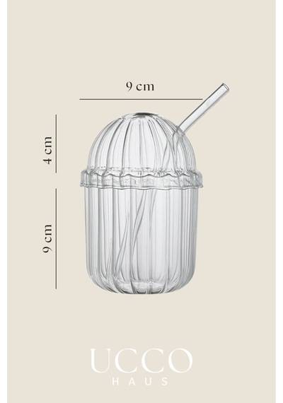 Cam Pinterest Bardak, Cam Pipetli Kahve Limonata Meşrubat Çay Kokteyl Sunum Bardağı Şeffaf
