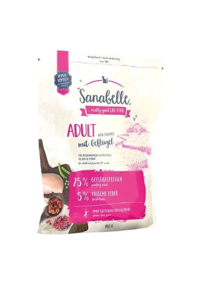 Sanabelle Kümes Hayvanlı Yetişkin Kedi Maması 400 G