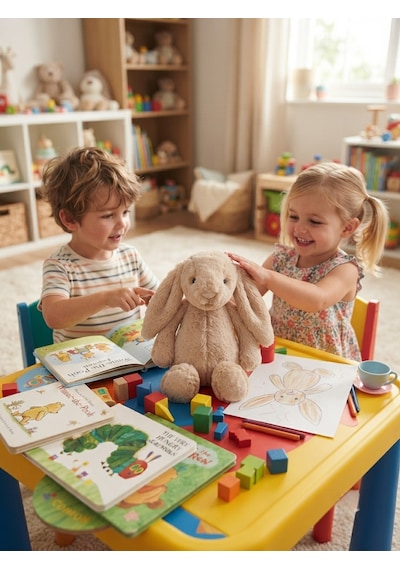 Peluş Tavşan-uyku Arkadaşım-50 Cm Bej
