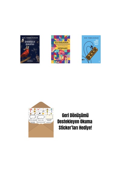 Olmayan Kuşlar Ansiklopedisi + Hepberaber + Dilsiz Kuğular Zamanı Devir + Okuma Sticker'ları