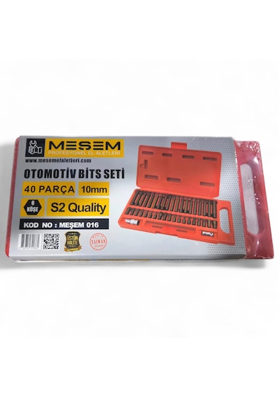 Meşem Otomotiv Bits Seti 40 Parça 10 Mm