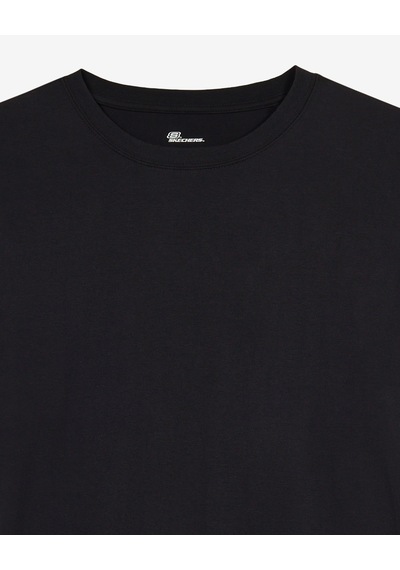 Skechers M Regular Box Logo T-shirt Erkek Siyah S2620057-3817