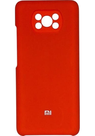 Pocophone X3  Silikon Kılıf Kırmızı Pocophone Türkiye Garantili Kırmızı