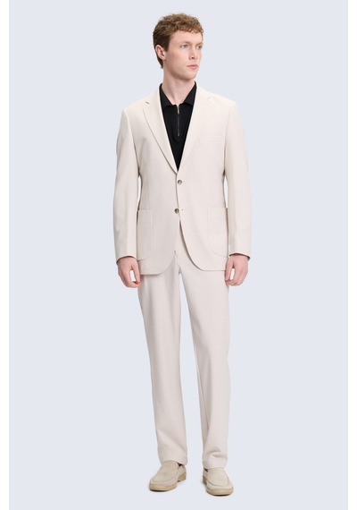 Hatemoğlu Taş Slim Fit Mono Yaka Casual Takım Elbise
