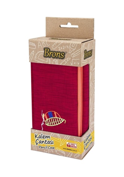 Brons Kalem Kutusu Çift Kat Br-3104 Çok Renkli