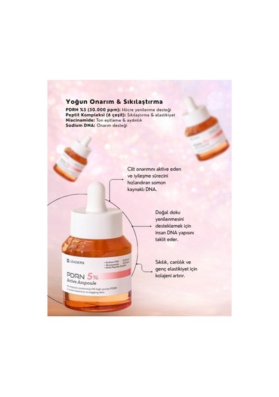 Pdrn 5% Active Ampoule %5 Somon Dna İçeren Cilt Yenileyici Serum 30ml