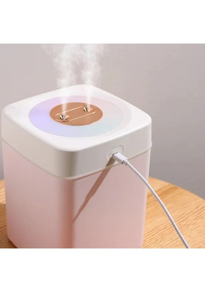 Divex Renkli Işıklı Çift Püskürtmeli Hava Nemlendirici 3l Humidifier H-18