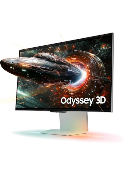 Samsung 27" Odyssey 3d G90xf 4k 165 Hz Gaming Monitör Gümüş