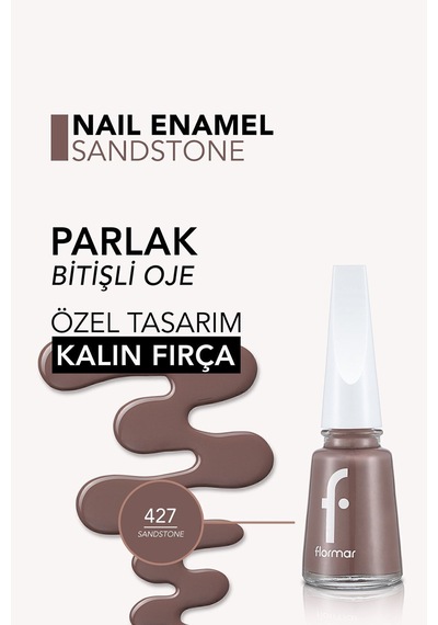 Flormar Oje Yeni Maxi Brush 427 Sandstone 9052997