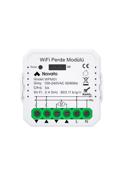 Tuya Uyumlu Wifi Perde Panjur Kepenk Kontrolcüsü