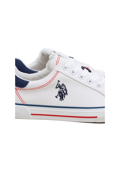 U.S. Polo Assn. Rachel Rahat Tabanlı Kadın Convers Ayakkabı Beyaz