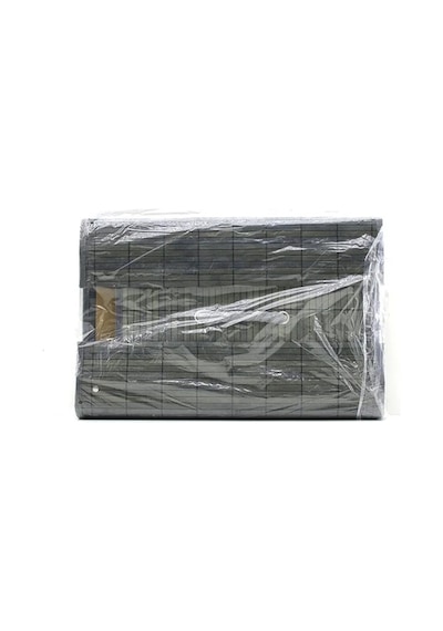 Gri Üçgen 35x60cm - Y:60cm Bambu Ahşap Kirli Çamaşır Sepeti Seyyar Kapaklı Kumaş Çantalı İp Kulplu Varsoph