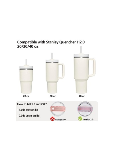 Yenigeldi 1 Set 3 Parça Bej, Pipet Tıpası 40 Ve 30 Oz Termos İçin Sızdırmaz Seti,bej