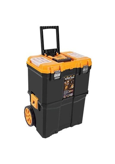 Süperbag Asr5039 Mobil Takım Çantası Çift Katlı Tekerlekli Metal Kilitli
