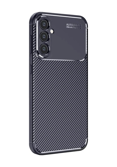Mey İthalat Samsung Uyumlu Galaxy S25 Kılıf Auto Focus Karbon Kapak - Lacivert
