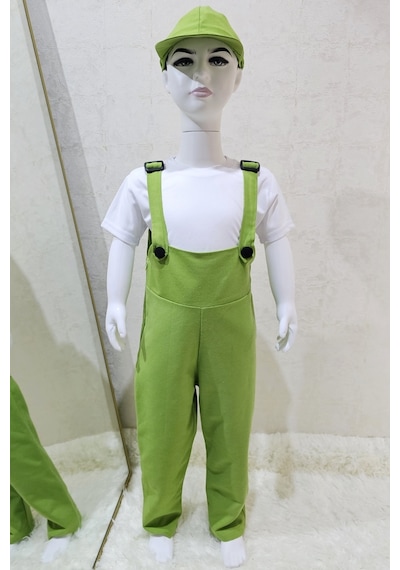 Bahçıvan Tulum Ve Şapka Set Yeşil