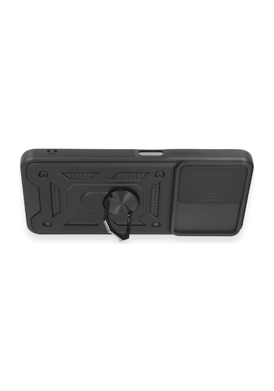 Xiaomi Redmi Note 12 5g Uyumlu Kılıf Pars Lens Yüzüklü Silikon - Siyah