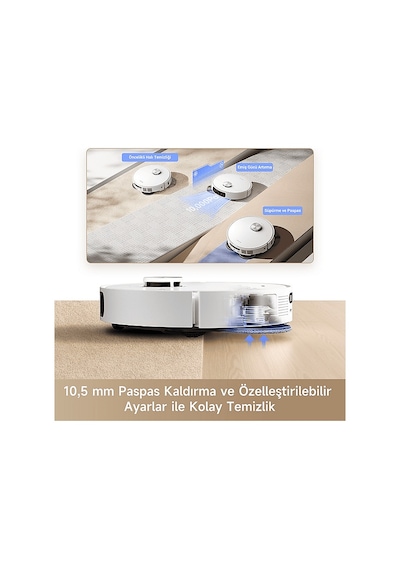 Dreame L10S Ultra Gen2 Robot Süpürge Beyaz