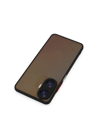 Realme C55 Kılıf Montreal Silikon Kapak - Siyah 0.2M-Çok Renkli