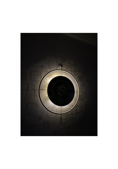 Pey Aksesuar Metal Camlı Duvar Saati 60x80 Cm Büyük Boy Işıklı Gerçek Cam Beyaz-füme-beyaz-gold M61-beyaz-füme-beyaz-gold