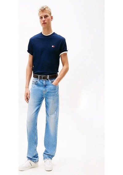 Tommy Hilfiger Tommy Jeans Erkek Lacivert T-shirt Lacivert
