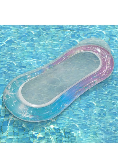 Şişme Su Yüzer Yatak Katlanabilir Şişme Alan Tasarruflu Yüzer Yatak Kadın Erkek Çocukları İçin Çocuk Orange Pink