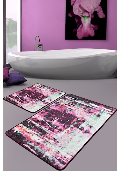 Fantastic Djt 2 Li Set Banyo Halısı, Pasas Çok Renkli