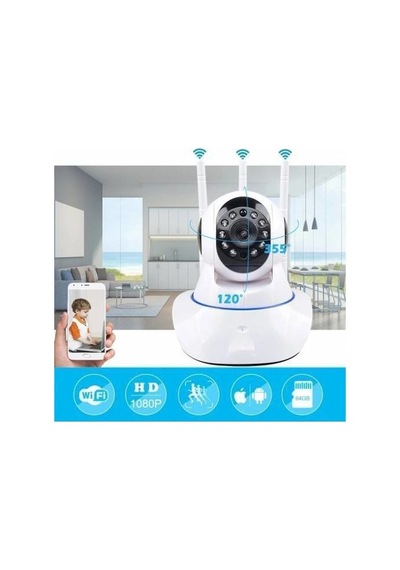 Kingboss Ip-26 Kablosuz Ip Güvenlik Kamerası Üç Antenli