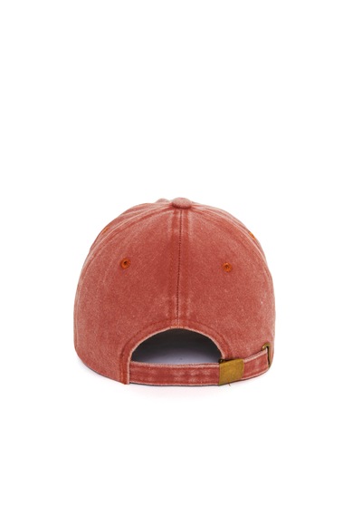 Berellini Sade Yıkamalı Şapka Turuncu