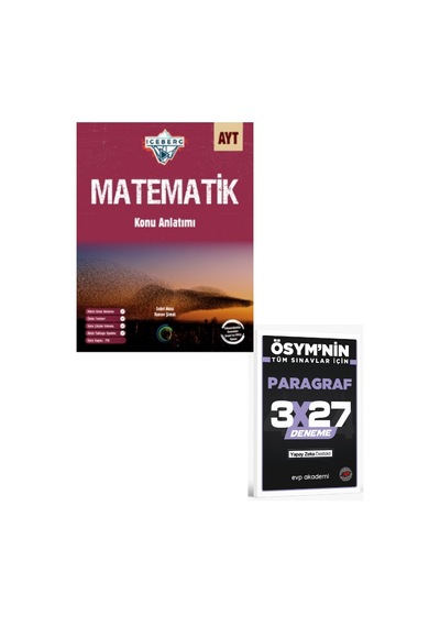 Okyanus 2027 Ayt Matematik Iceberg Konu Anlatımlı+ Evp Akademi Paragraf