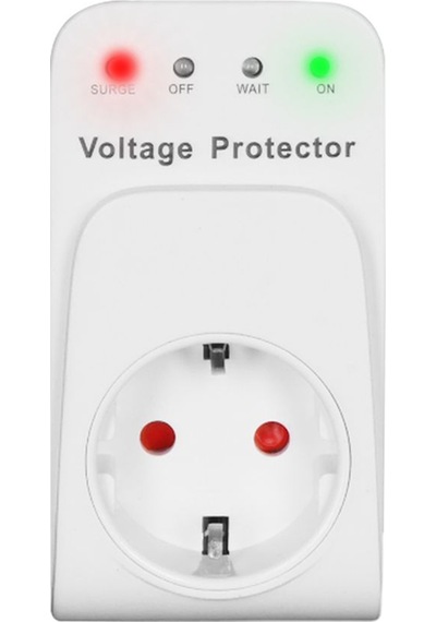 15a 3520w Akım Korumalı Tekli Priz Aşırı Yüksek Gerilim Koruma Dijital Göstergeli