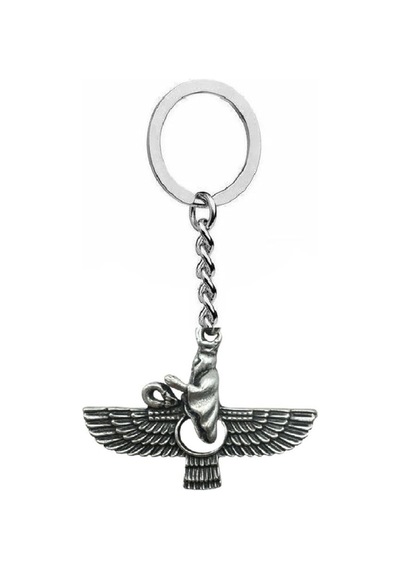 Antik Tasarımlı Faravahar Anahtarlık Unisex Manevi Ve Otantik Sembol Tasarım