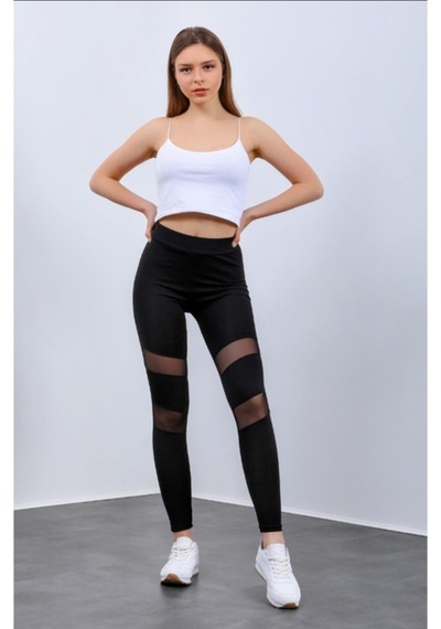 Eris Moda Toparlayıcı Çitf Tüllü Dalgıç Kumaşsiyahm Siyah