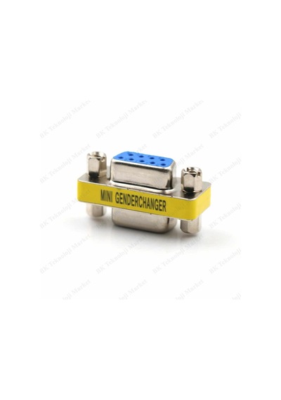 Rs232 9 Pin Dişi Dişi Cinsiyet Değiştirici Adaptör