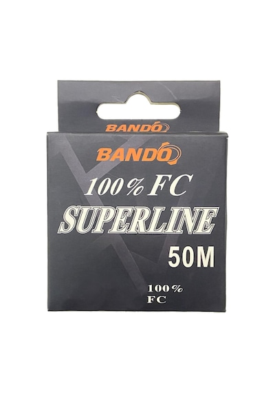 Bando Süperline %100 Fluorocarbon Misina 0.24mm - 50mt - 6.5kg