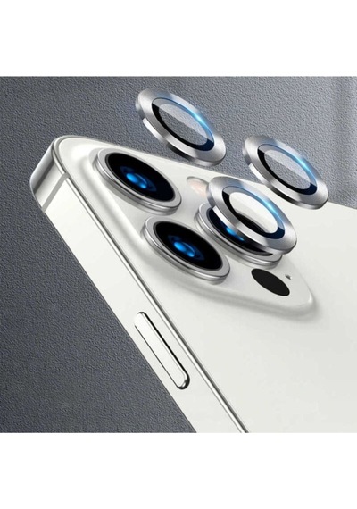 Apple Uyumlu iPhone 13 Pro Zore Cl-07 Kamera Lens Koruyucu Gümüş