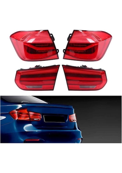 Bmw F30 3.seri 2013- Kırmızı Lci Ledli Arka Stop Lambası