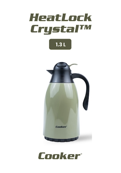 Cooker Heatlock Crystal 1.3 Litre Cam Termos Ckr2099 Haki