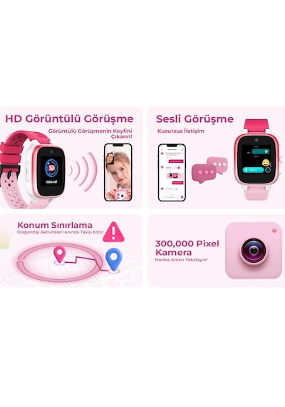 Havit KW12 4G Sim Kartlı Akıllı Çocuk Saati (Distribütör Garantili)