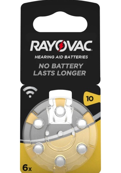 Rayovac Hearing Aid Batteries 10 Numara Blister İşitme Cihaz Pili 6'lı