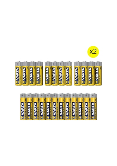 Varta Superlife 48'li Özel Pil Paketı 24 AA + 24 AAA