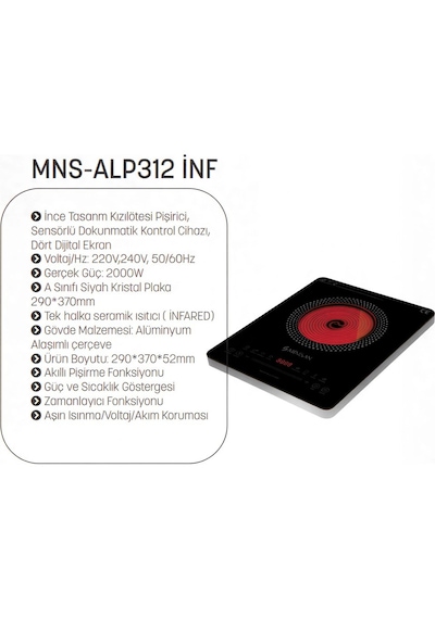 Minisan MNS-ALP312 Inf Yeni Nesil Ocak