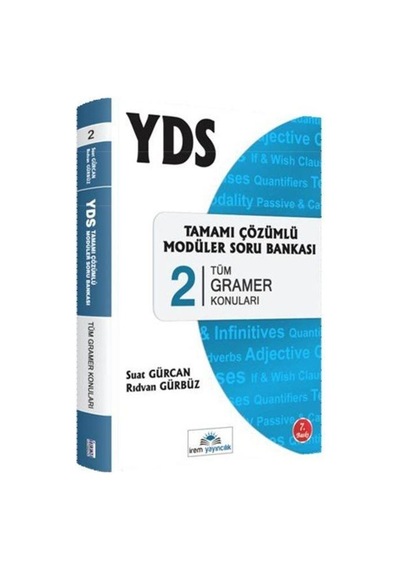YDS Tamamı Çözümlü Soru Bankası Serisi 2 / Suat Gürcan