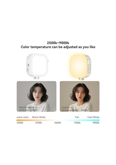 Telesin Magnetic Selfie Ice Cube Light Işık