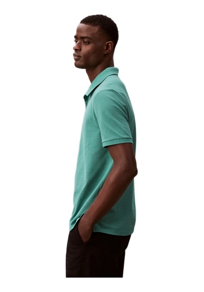 Calvin Klein Lv040em269 Ss Monogram Pique Erkek Polo Tişört Yeşil
