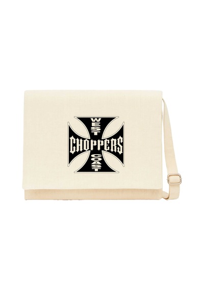 West Coast Choppers Krem Kanvas Postacı Çantası