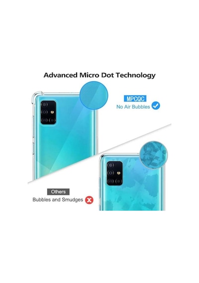 Samsung Uyumlu Galaxy A51 Köseleri Airbagli Anti Sok Seffaf Kilif 401774300