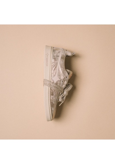 Gold Sneaker Kadın Earth Lea Vıntage Garden Of God Sarı